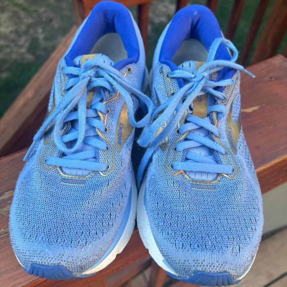 Brooks Glycerin 18 Women's 8 Blue Road Running Jog Sneakers Shoes